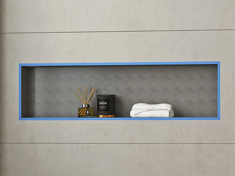 Dusjnisje for innbygging og fliseklar til 31 x 91 cm - KLARA