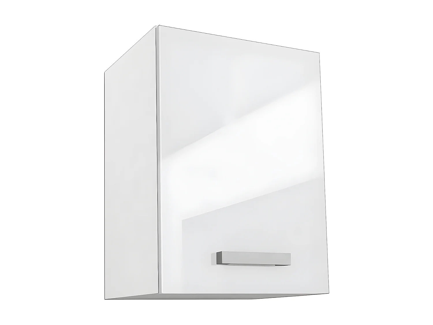 Küchenzeile - mit Arbeitsplatte 180 cm - Weiß glänzend - TRATTORIA