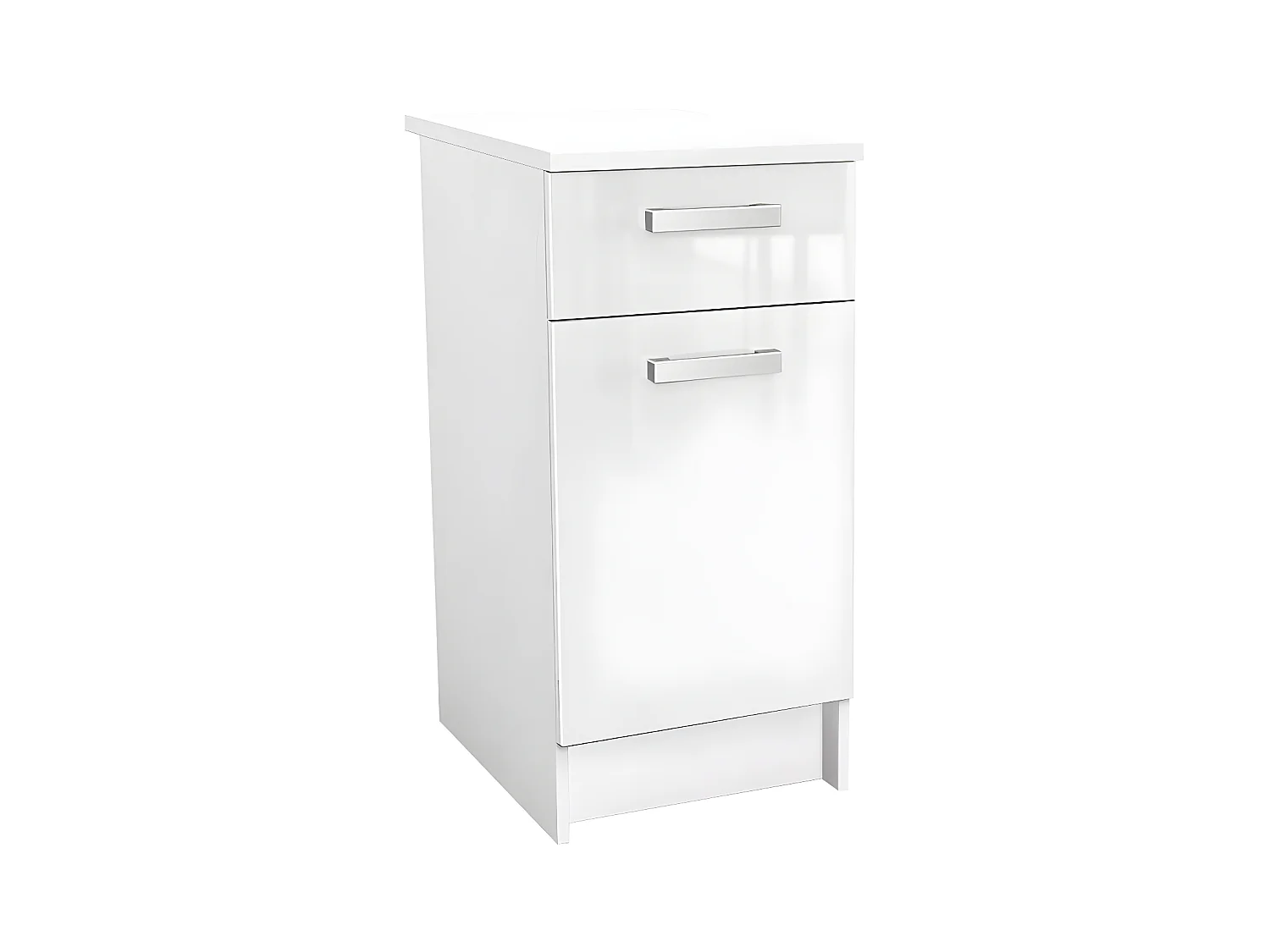 Cucina completa 180 cm 6 elementi portaoggetti Bianco - TRATTORIA