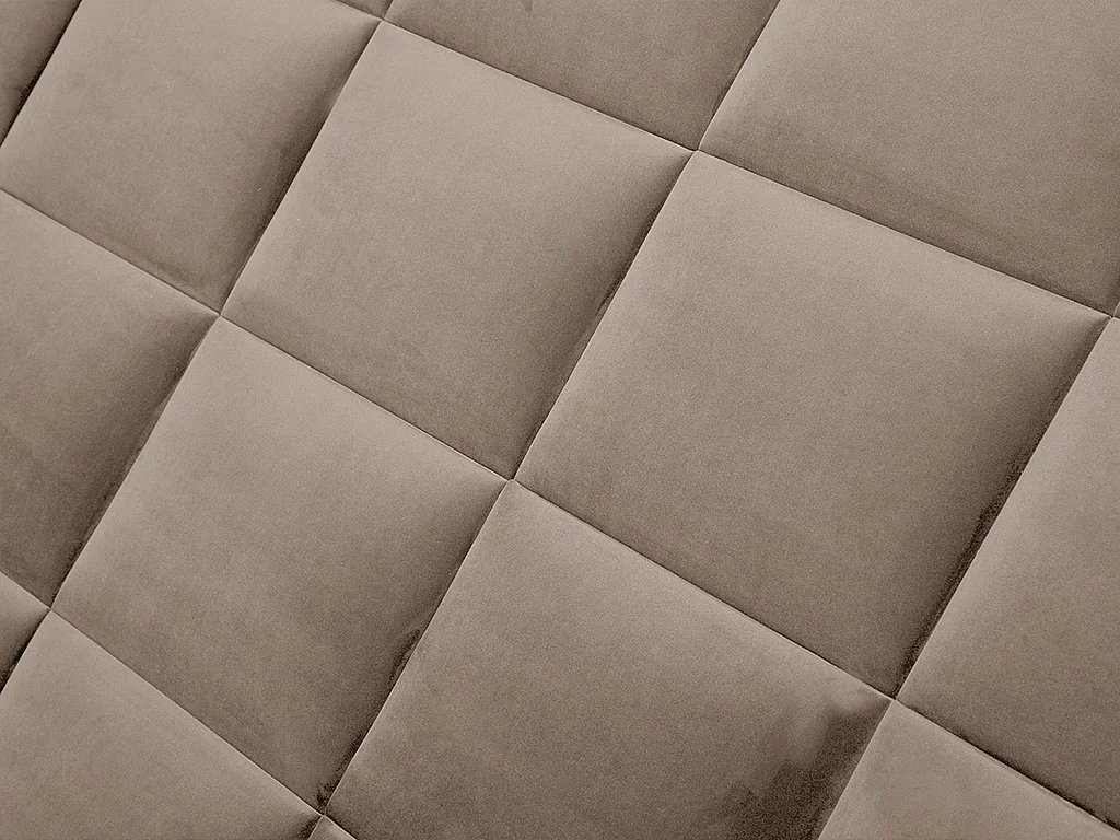 Pannello da parete testata 200 cm Velluto Beige - BARTEL di Pascal Morabito