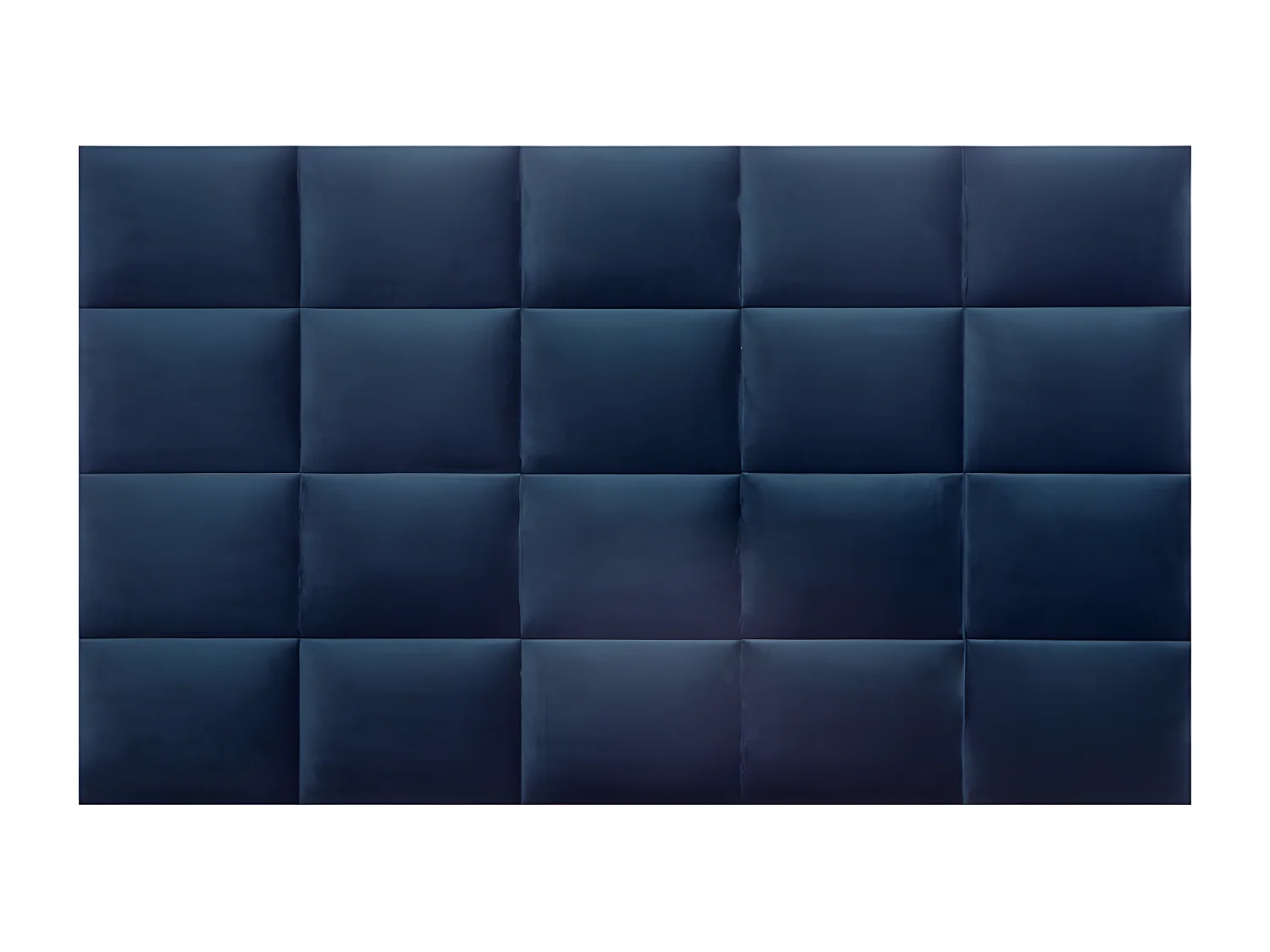 Panneaux muraux tête de lit - 200 cm - Velours - Bleu - BARTEL de Pascal Morabito