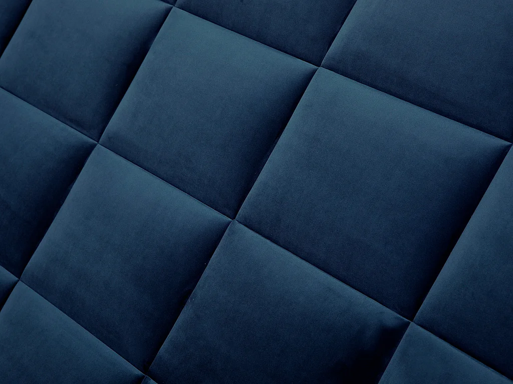 Panneaux muraux tête de lit - 200 cm - Velours - Bleu - BARTEL de Pascal Morabito