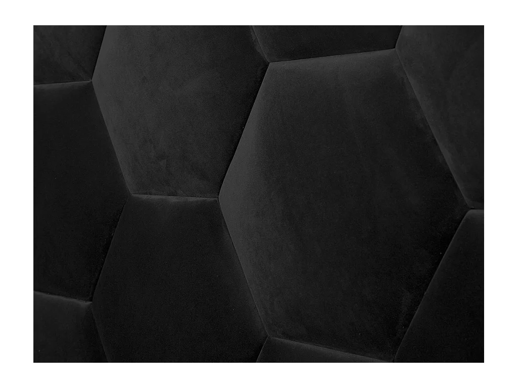 Panneaux muraux tête de lit - 220 cm - Velours - Gris - HOPE de Pascal Morabito