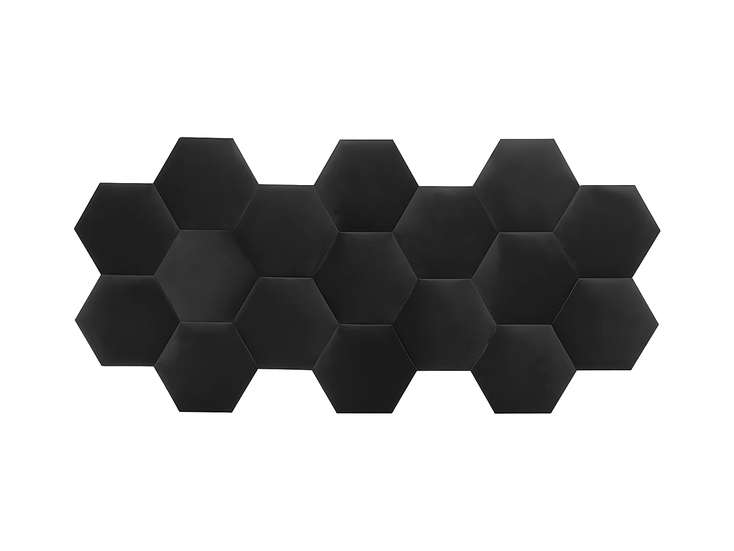Panneaux muraux tête de lit - 220 cm - Velours - Gris - HOPE de Pascal Morabito