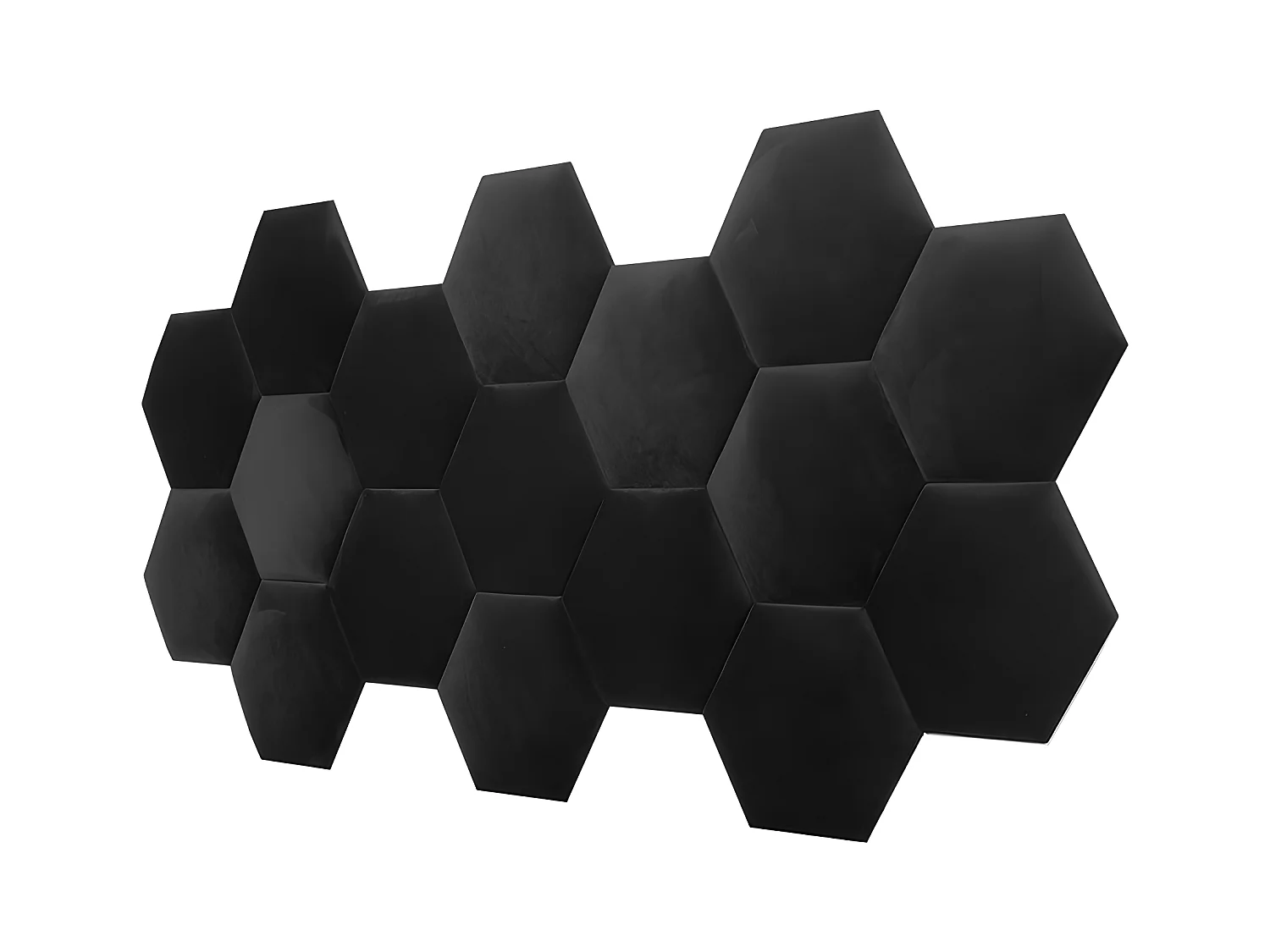 Panneaux muraux tête de lit - 220 cm - Velours - Gris - HOPE de Pascal Morabito
