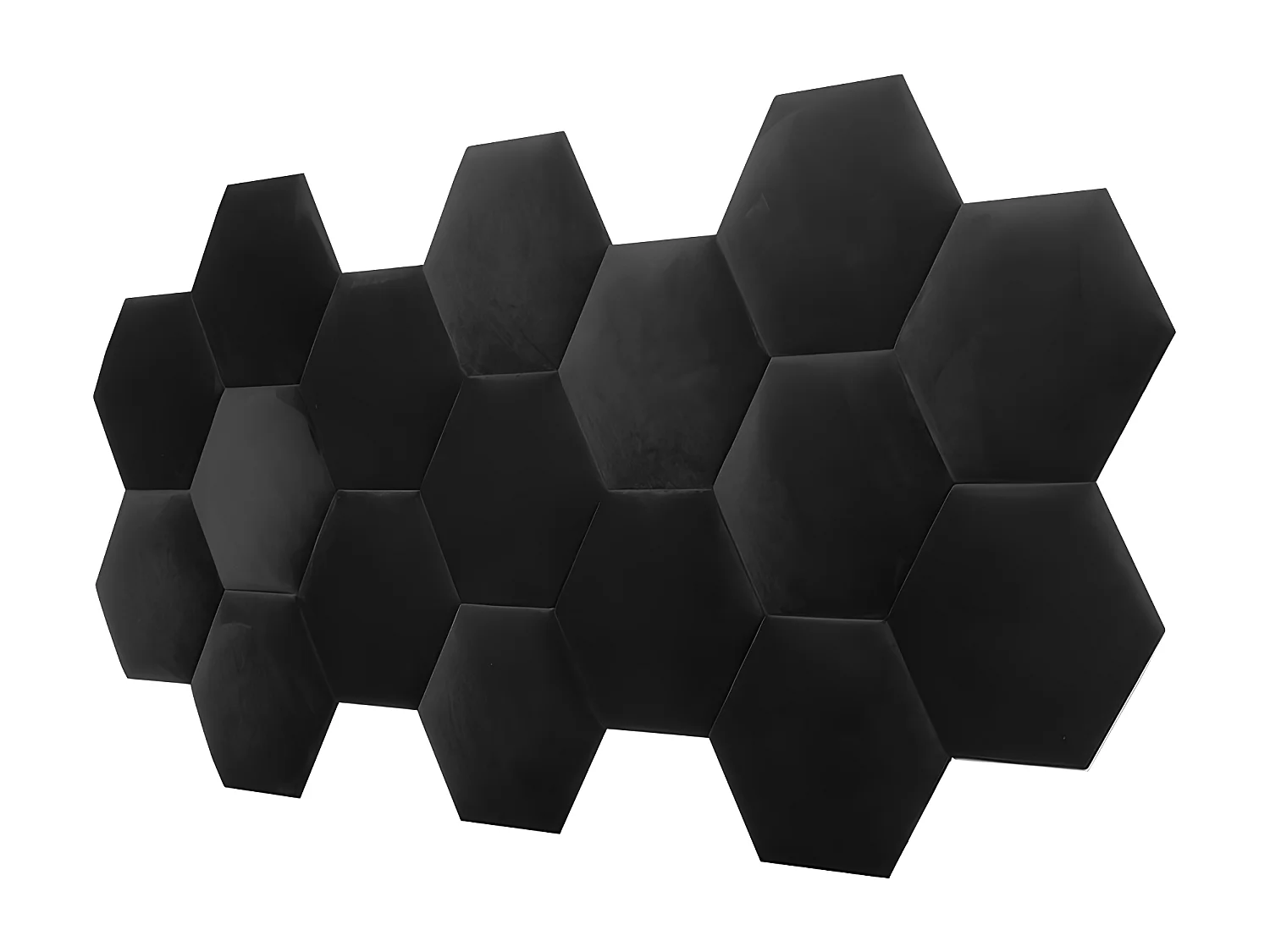 Panneaux muraux tête de lit - 220 cm - Velours - Gris - HOPE de Pascal Morabito