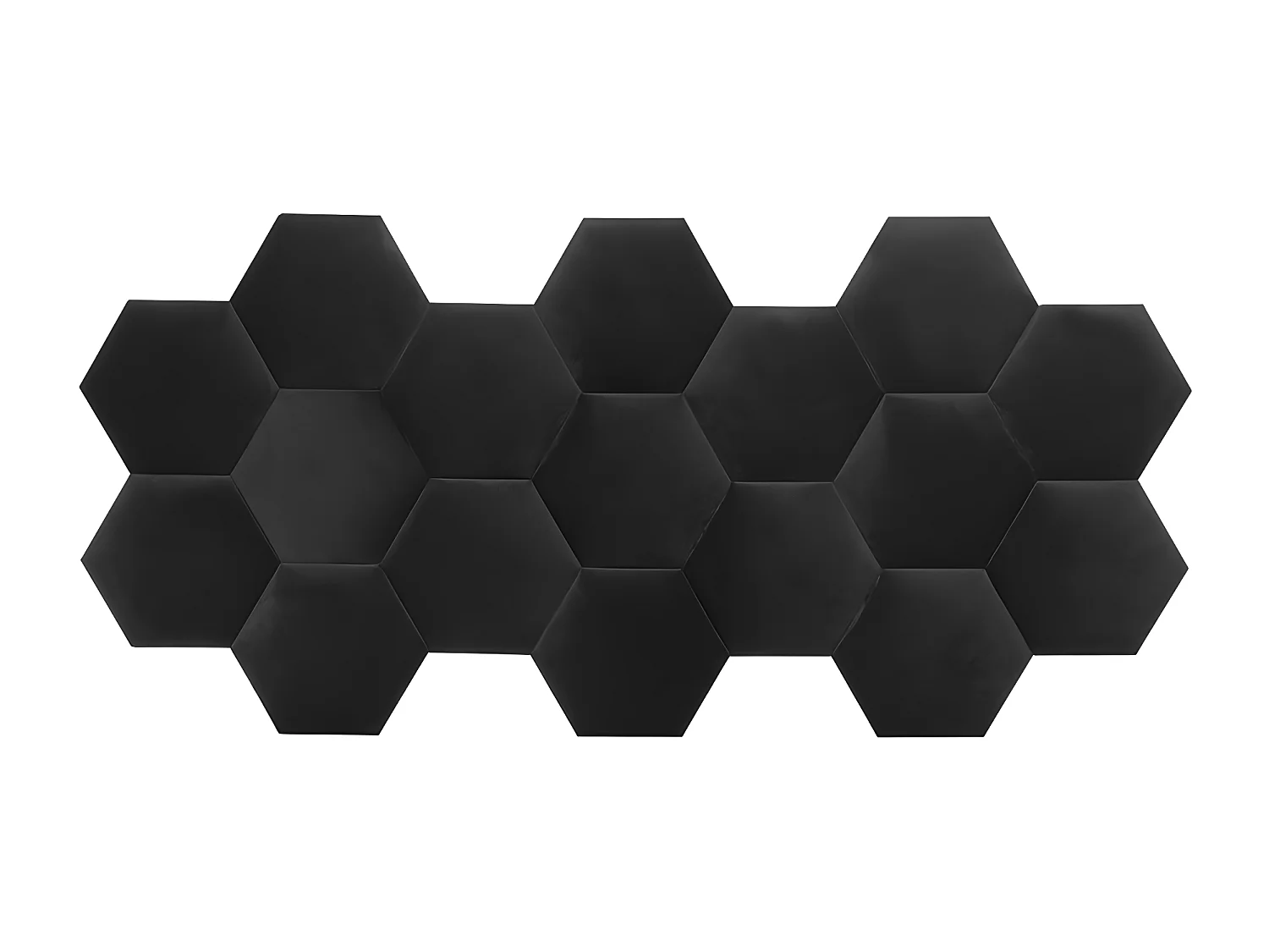 Panneaux muraux tête de lit - 220 cm - Velours - Gris - HOPE de Pascal Morabito