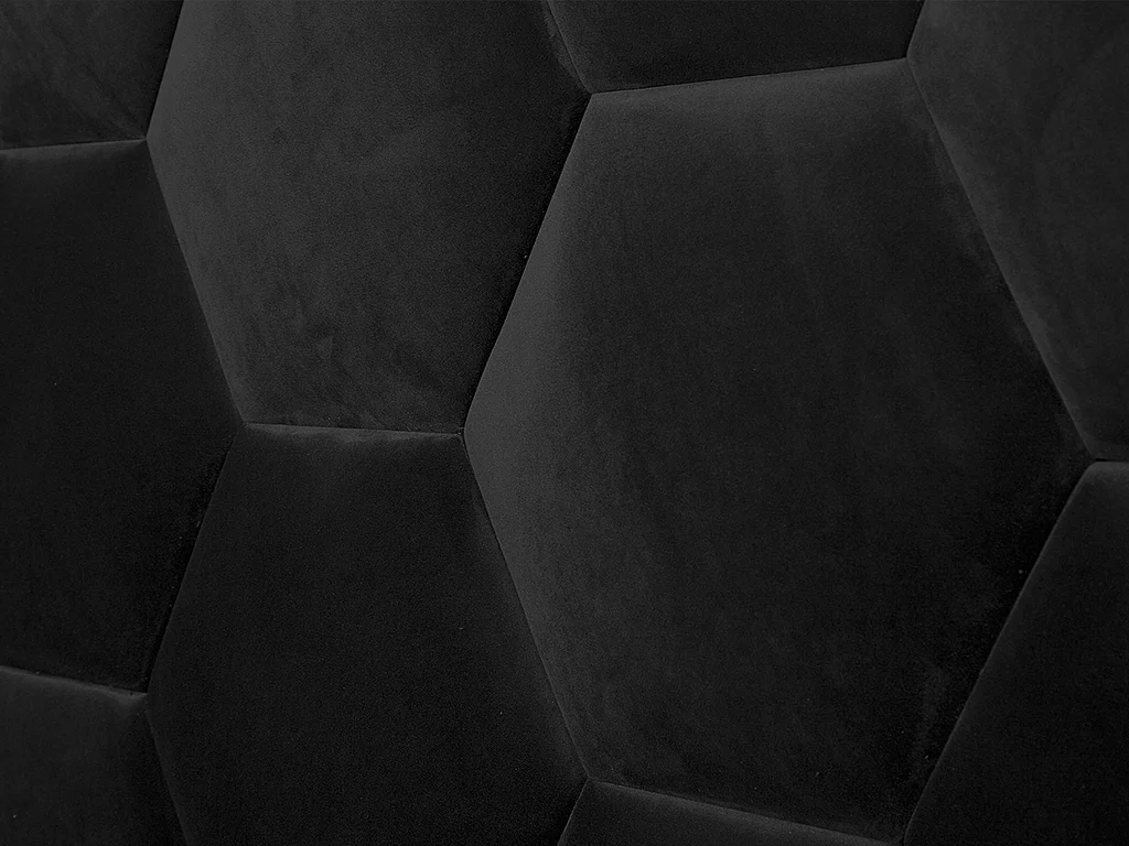 Panneaux muraux tête de lit - 220 cm - Velours - Gris - HOPE de Pascal Morabito