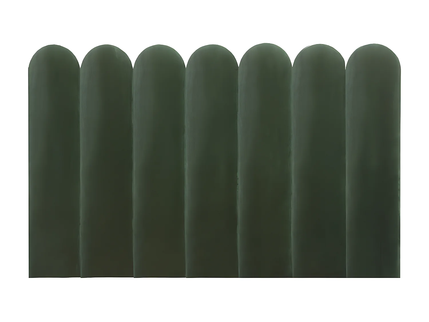 Panneaux muraux tête de lit - 210 cm - Velours - Vert - JAPI de Pascal Morabito