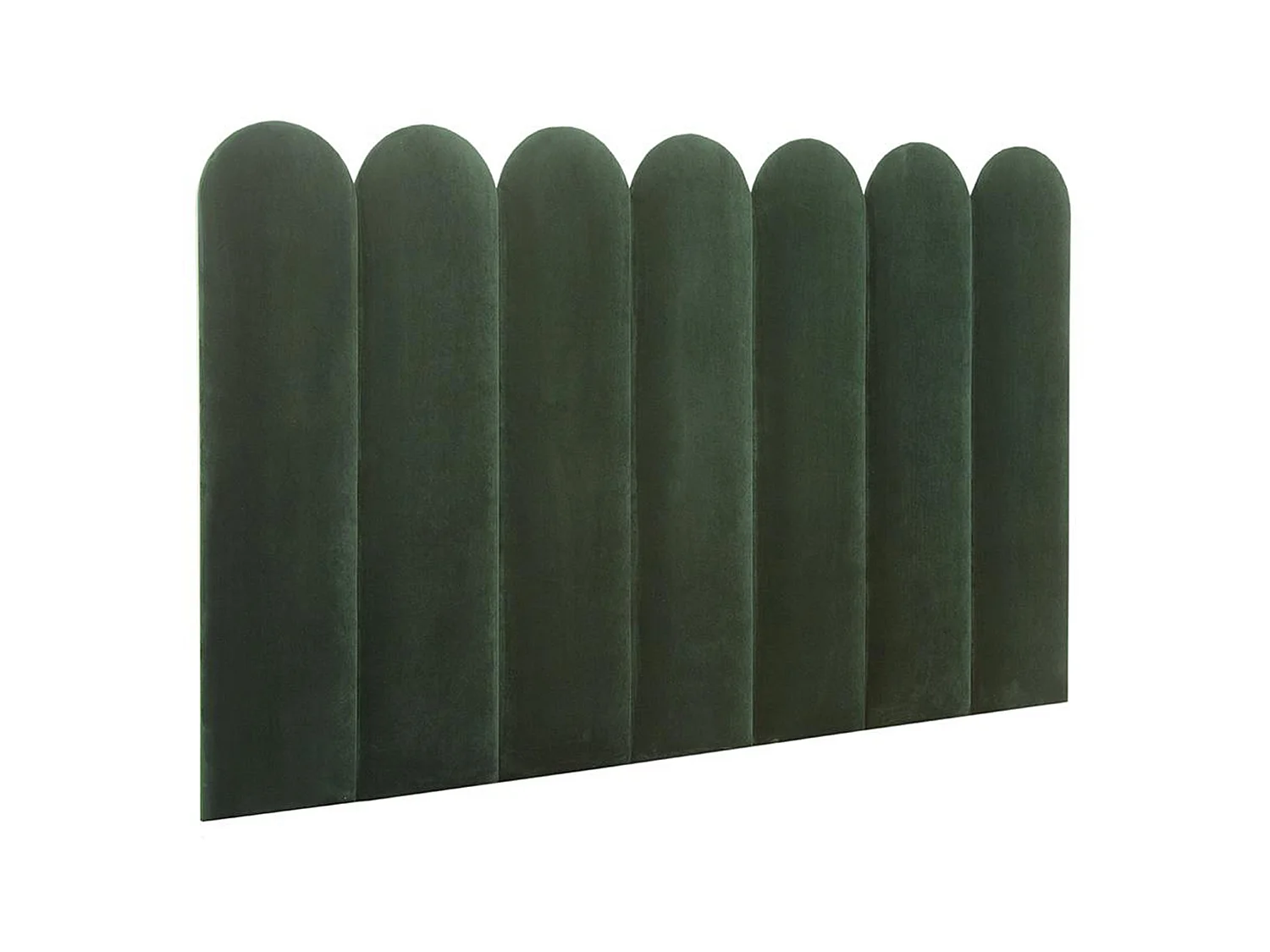 Cabecero de cama JAPI de Pascal Morabito - 210 cm - Terciopelo - Verde - de Pascal Morabito