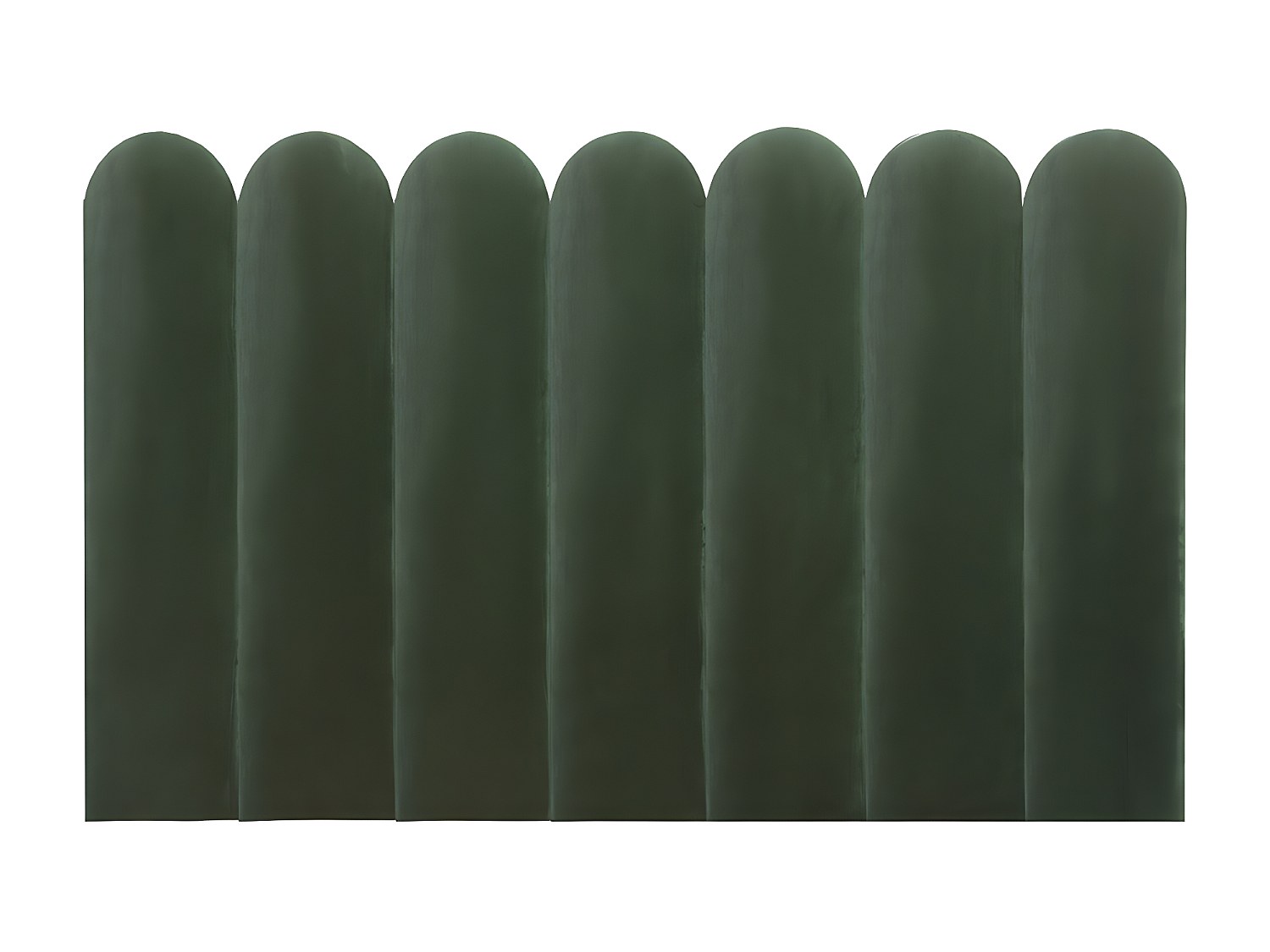 Wandpaneel Bettkopfteil - 210 cm - Samt - Grün - JAPI von Pascal Morabito günstig online kaufen