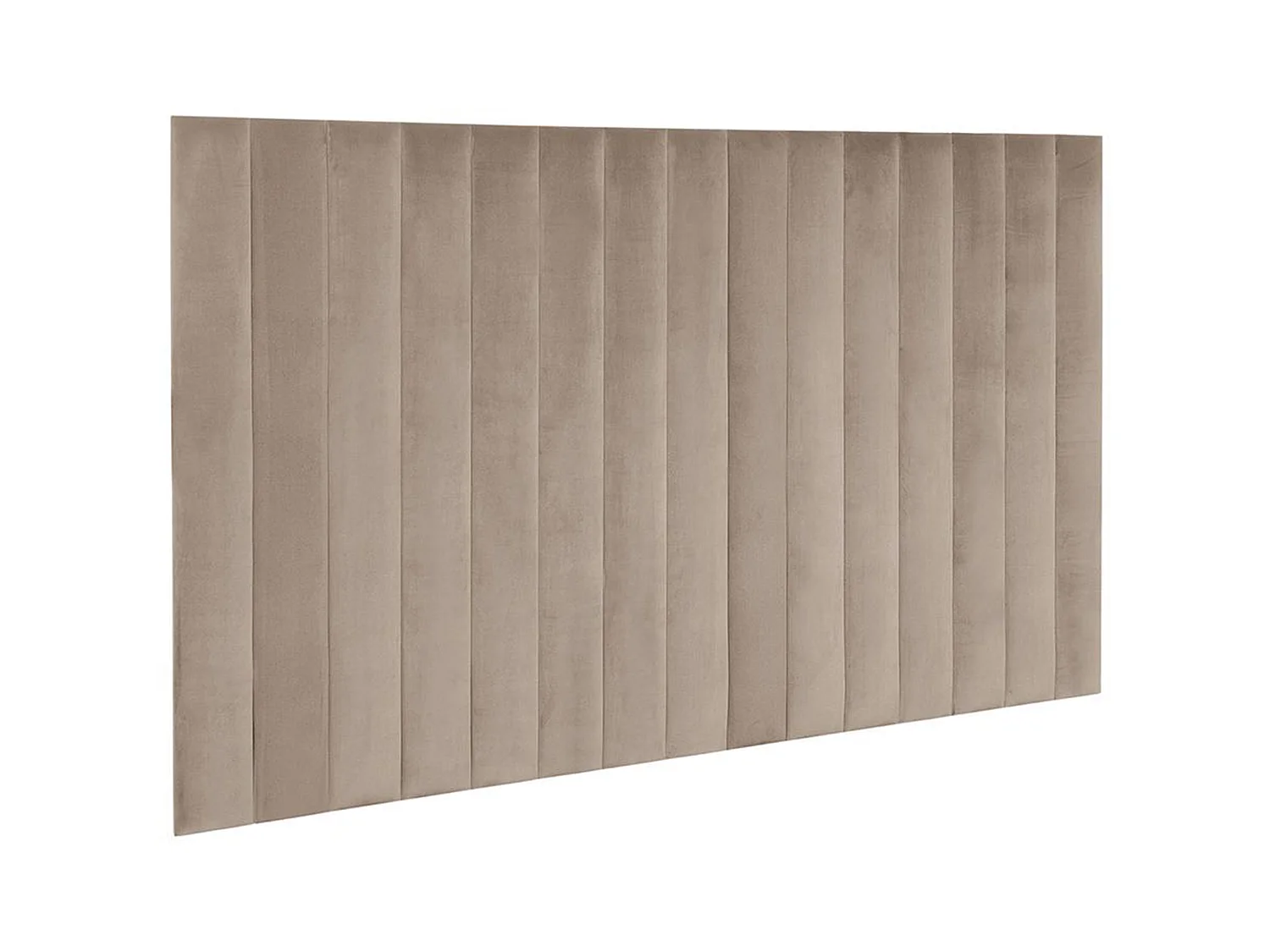Cabecero de cama GONDA de Pascal Morabito - 225 cm - Terciopelo - Beige - de Pascal Morabito