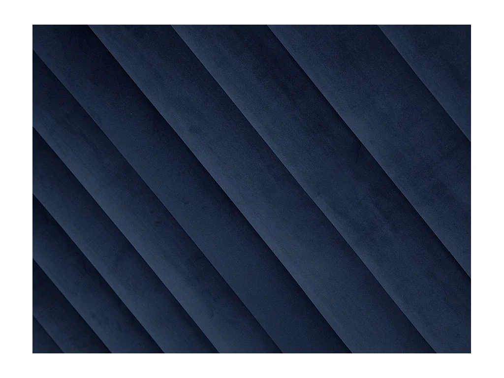 Wandpaneel voor hoofdeinde GONDA - 225 cm - Fluweel - Blauw - van Pascal Morabito