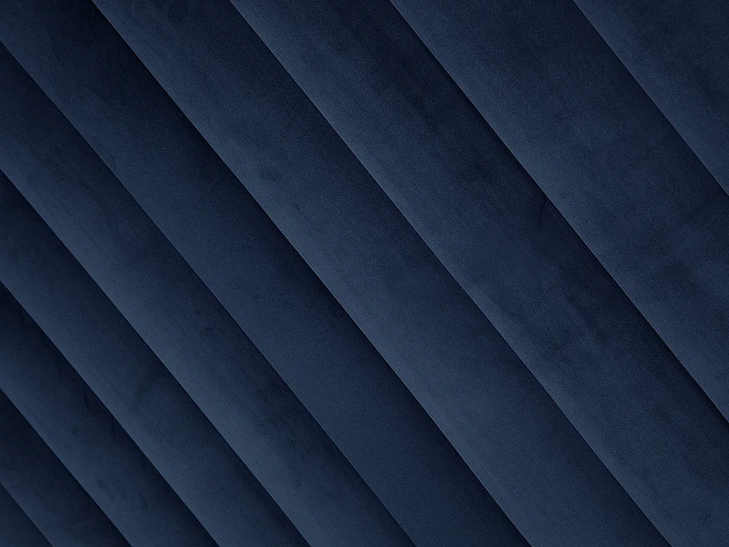 Panneaux muraux tête de lit - 220 cm - Velours - Bleu - GONDA de Pascal Morabito