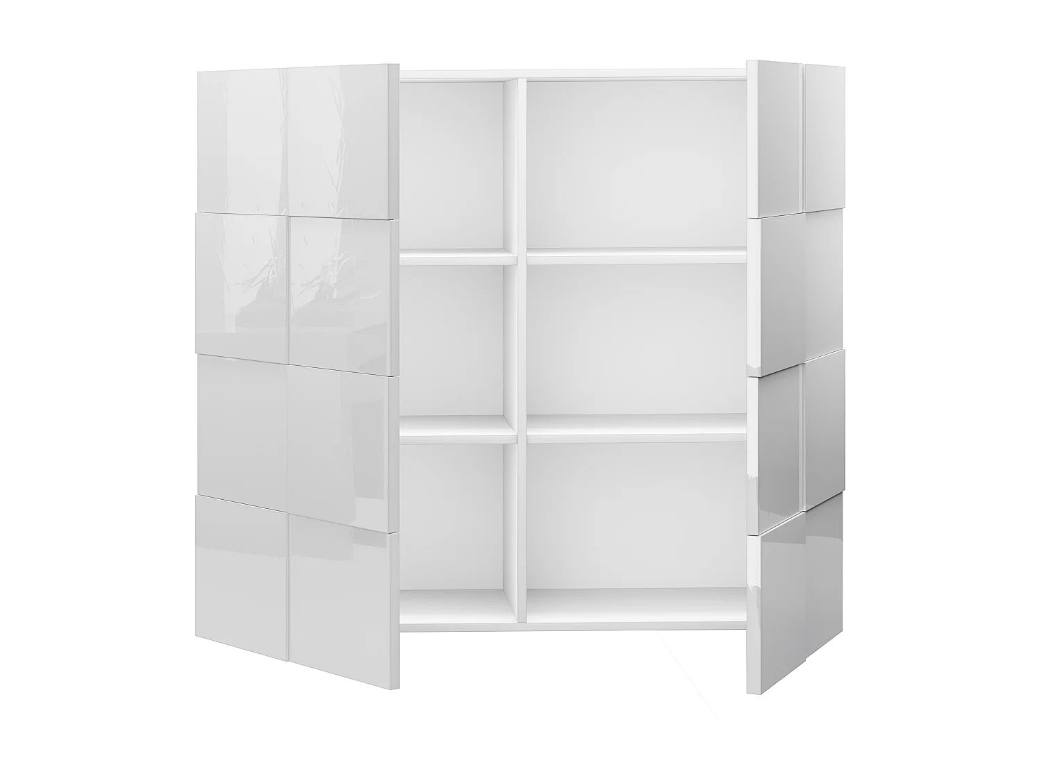 Buffetkast CALISTO - 2 deuren - Witgelakt