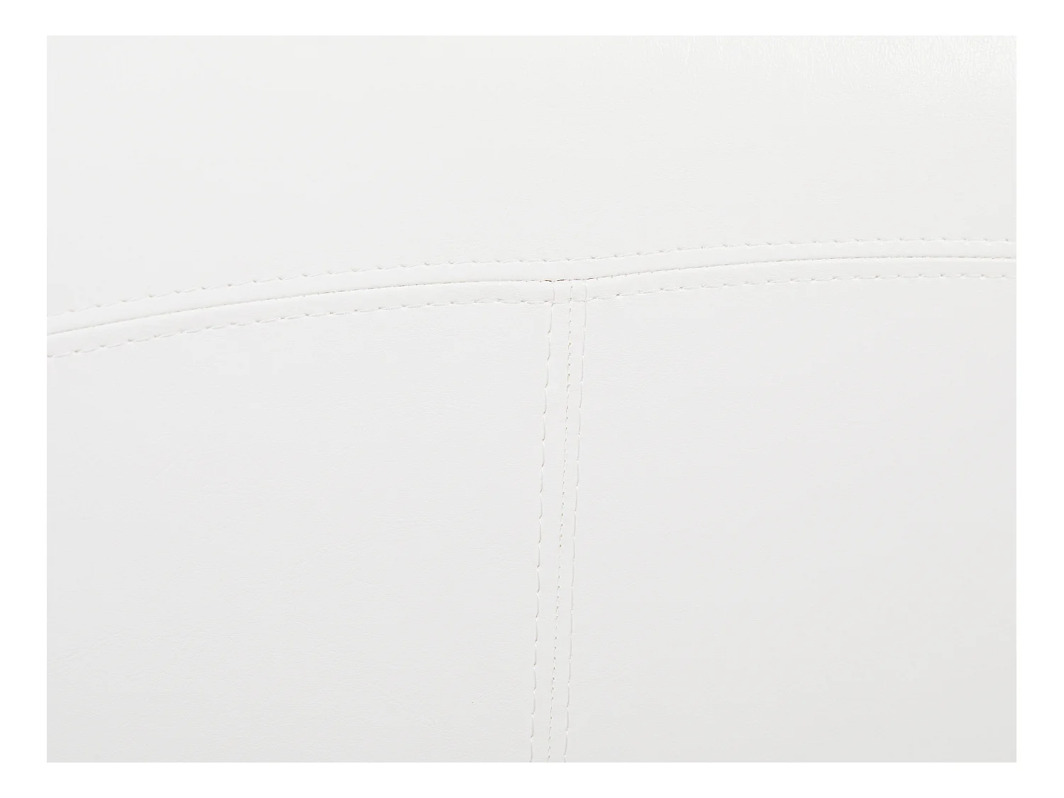 Wysuwane łóżko MATHILDE – 2 × 90 × 190 cm – ekoskóra – kolor biały, materac w zestawie