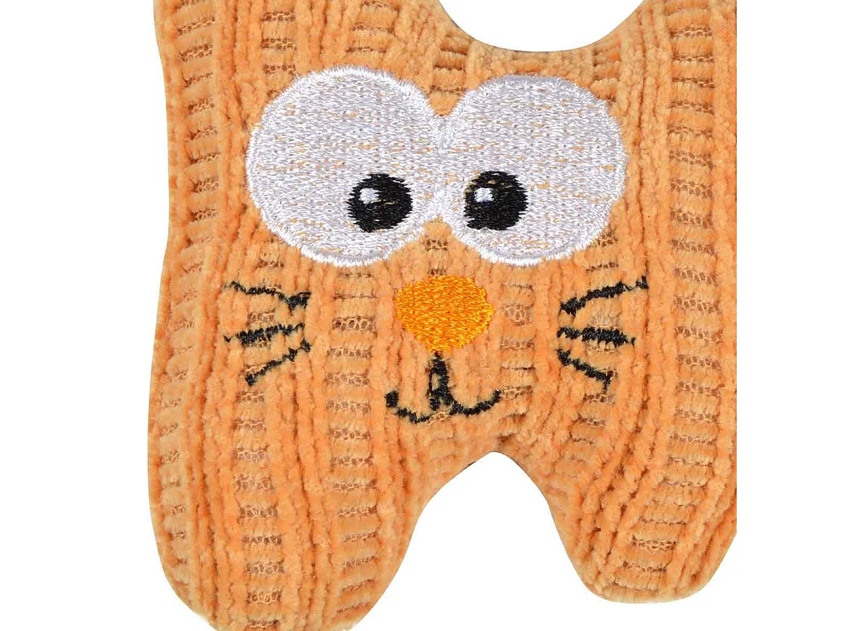 Jouet Peluche pour Chat "Boho Cat" 12cm Moutarde
