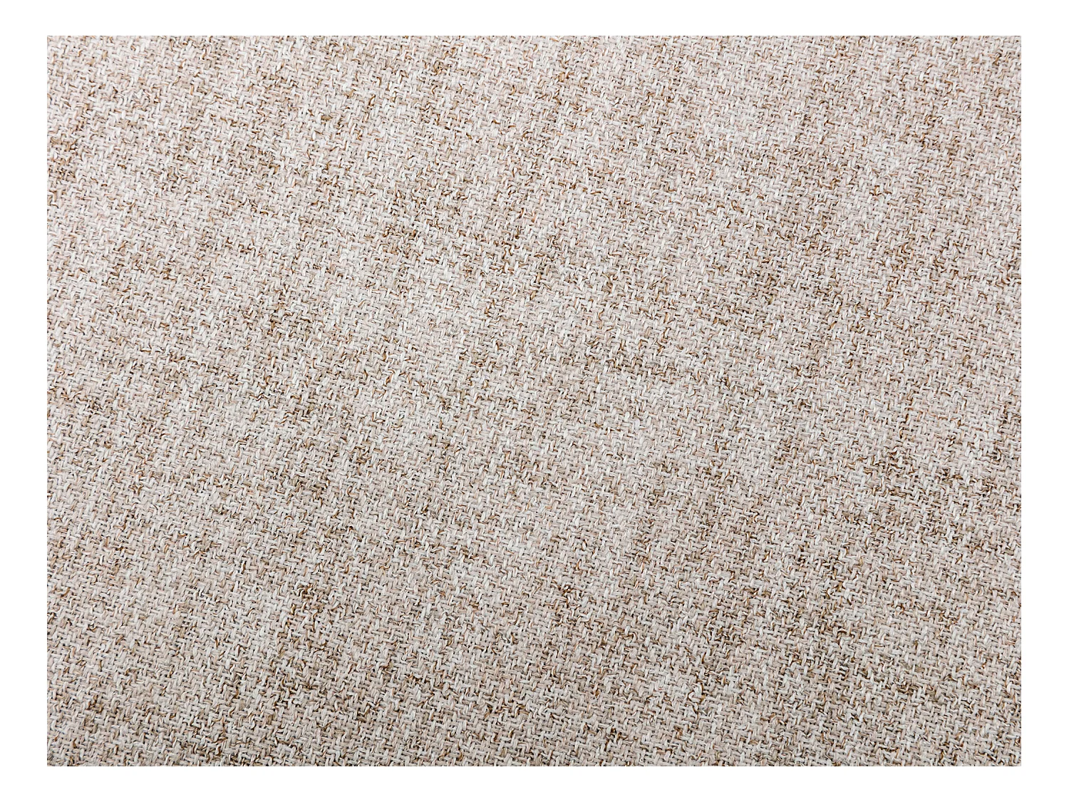 Barhocker 2er-Set - Stoff & Metall - Weiß - KIYOLA