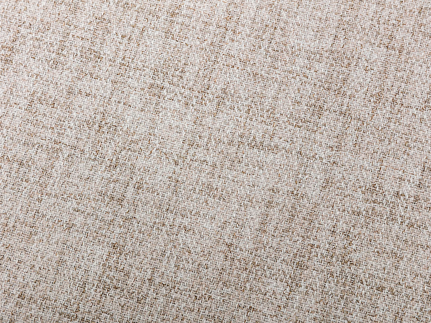 Lot de 2 tabourets de bar en tissu et métal blanc - Hauteur réglable - Beige - KIYOLA