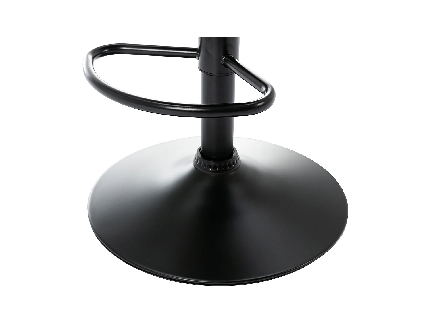 Barhocker 2er-Set - Kunstleder & Metall - Schwarz - KADERINA