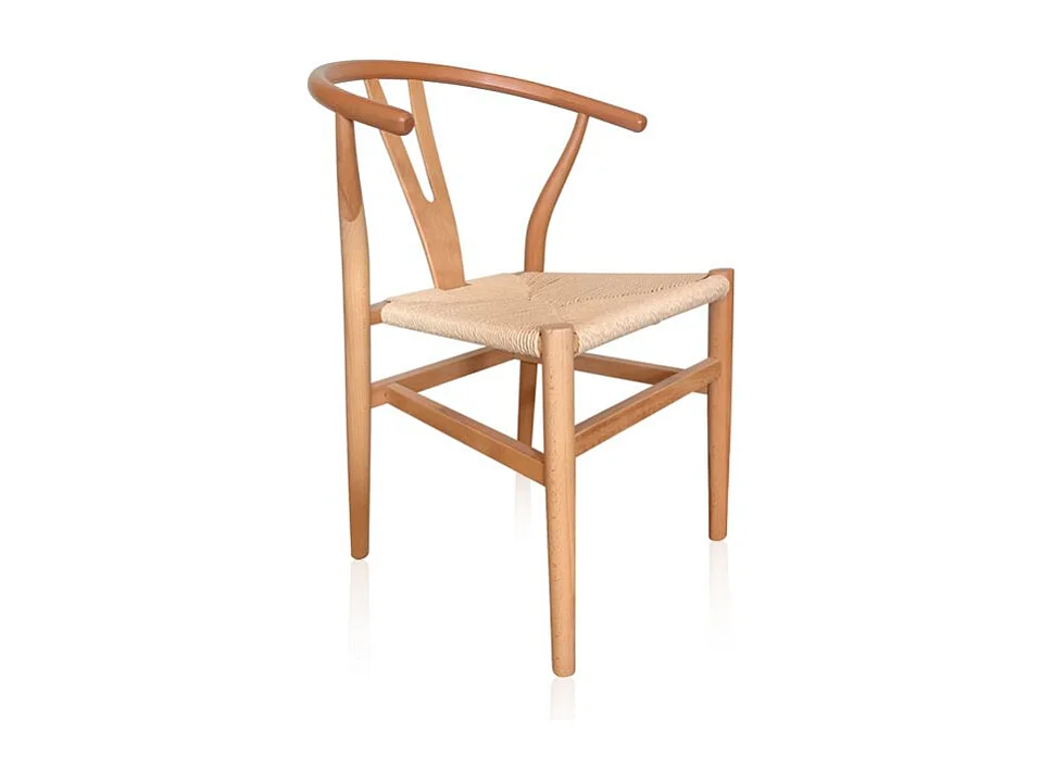 Pack de 2 sillas de comedor Kioto natural Adec