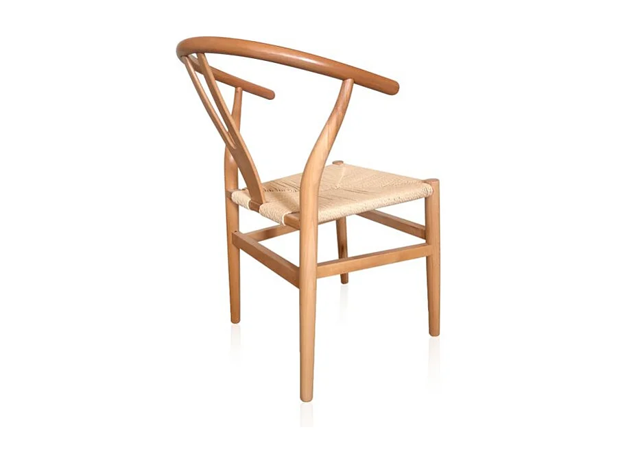 Pack de 2 sillas de comedor Kioto natural Adec