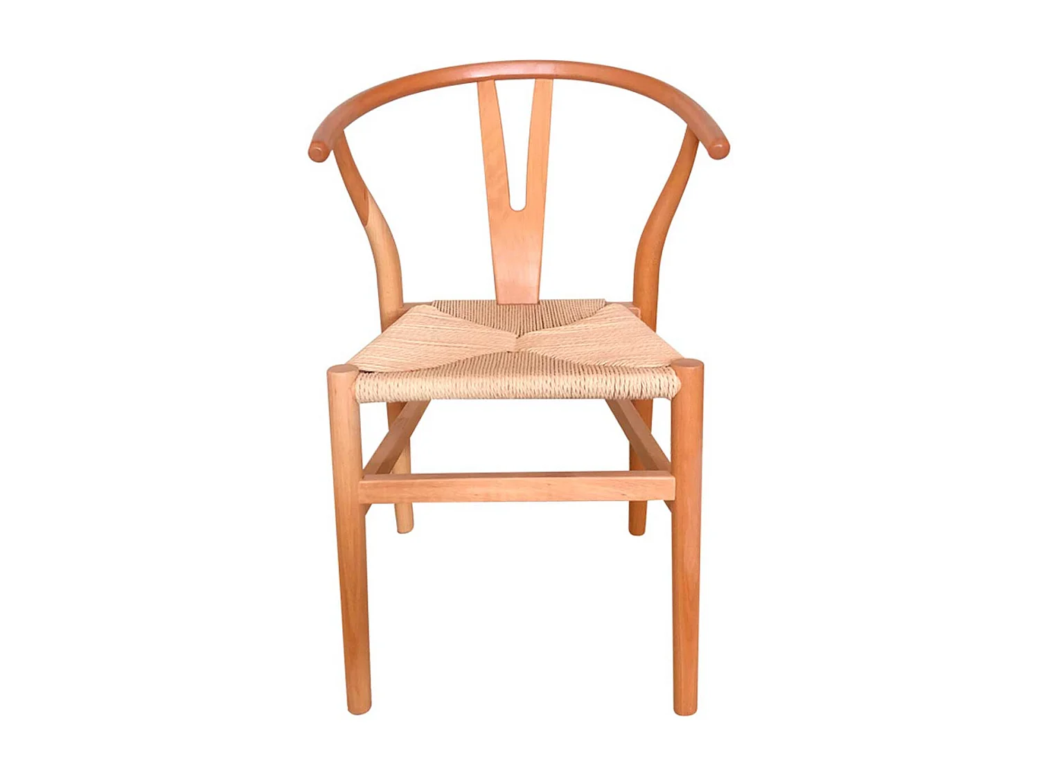 Conjunto de 2 cadeiras de jantar Kioto Natural claro