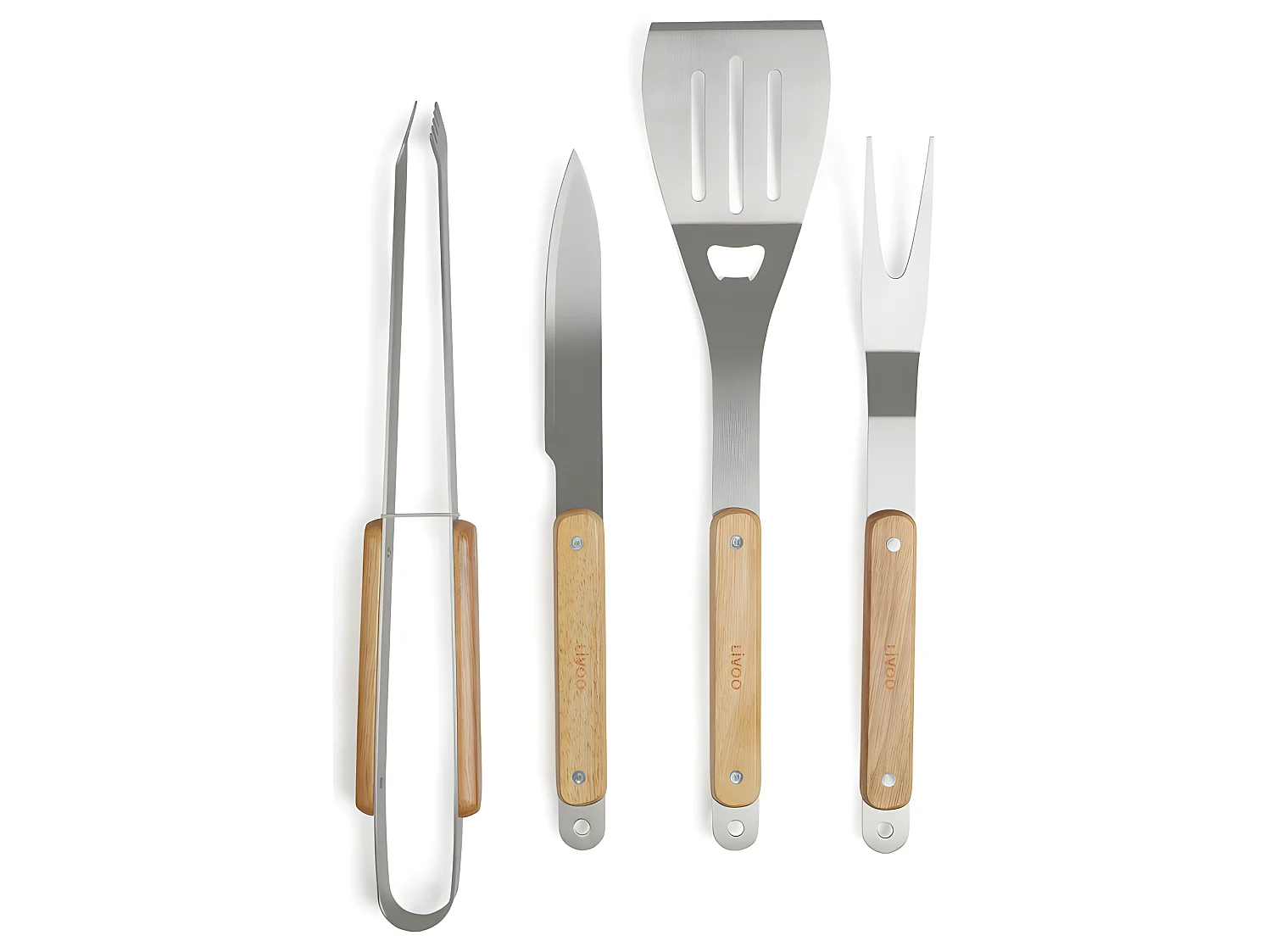 Livoo Set de 4 accessoires pour barbecue - gs75