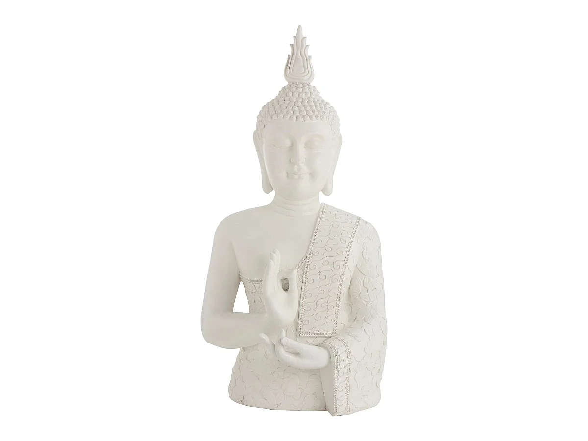 Sculpture extérieure Bouddha Grover en Résine