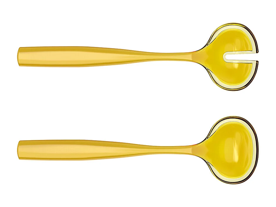 Posate da insalata Guzzini Dolcevita ambra