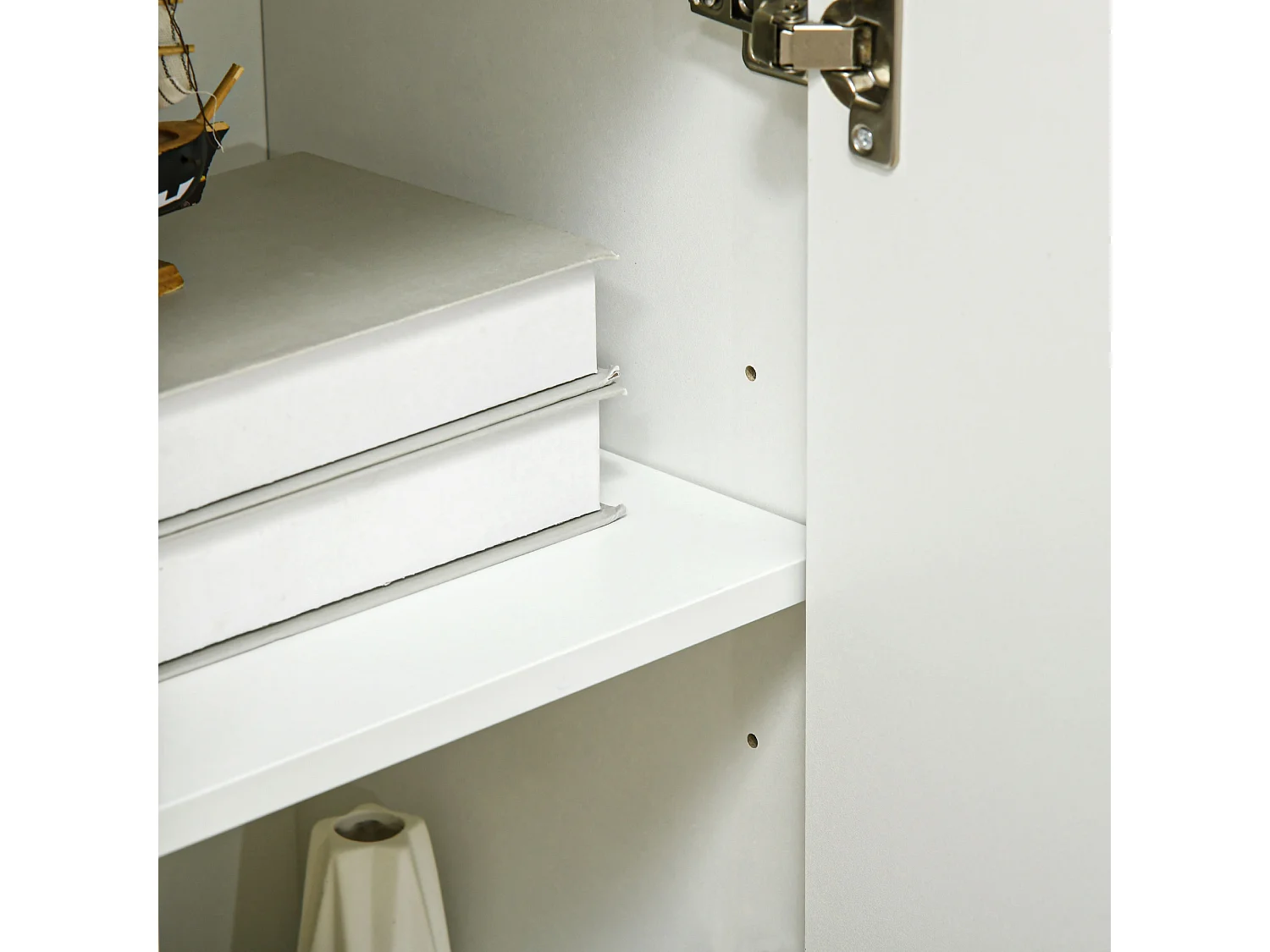 Aparador de salón blanco 90x32x80 cm HOMCOM