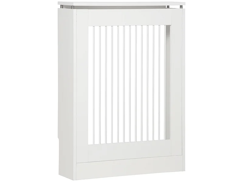 Cubierta de radiador blanco 60x18x84 cm HOMCOM