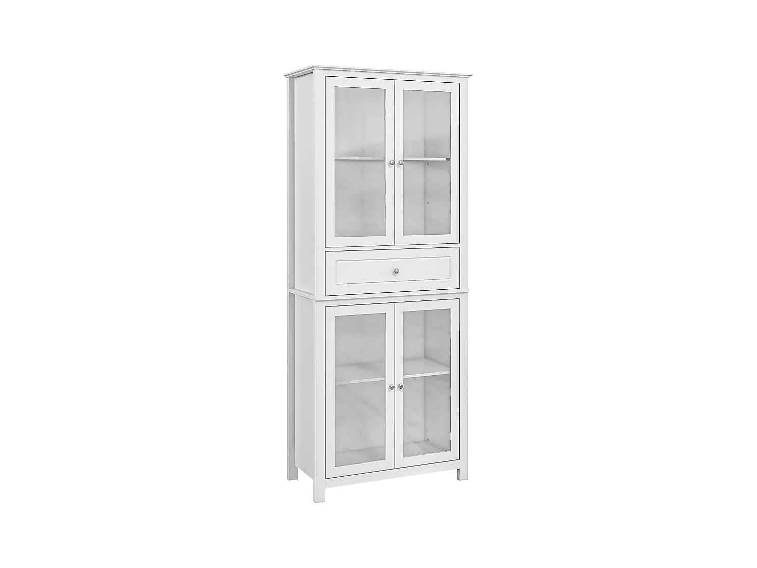 Alacena de cocina blanco 74x35.5x181.5 cm HOMCOM