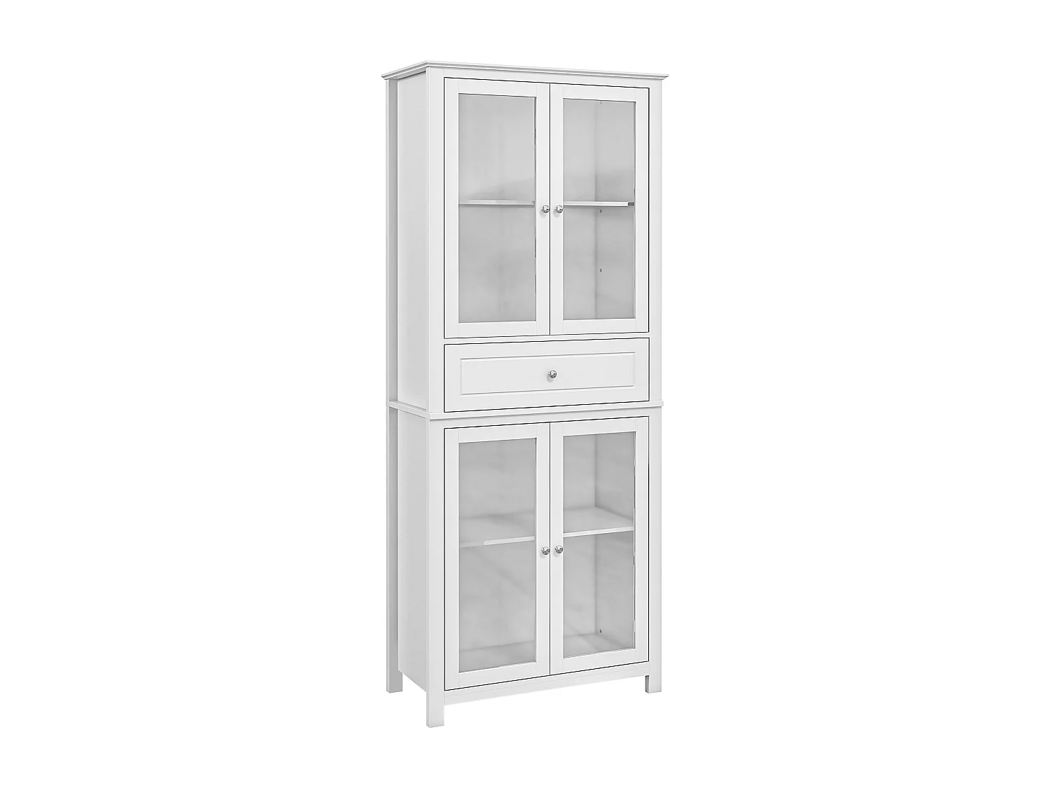 Alacena de cocina blanco 74x35.5x181.5 cm HOMCOM