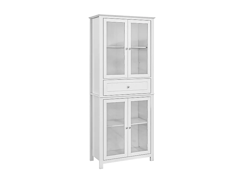 Alacena de cocina blanco 74x35.5x181.5 cm HOMCOM