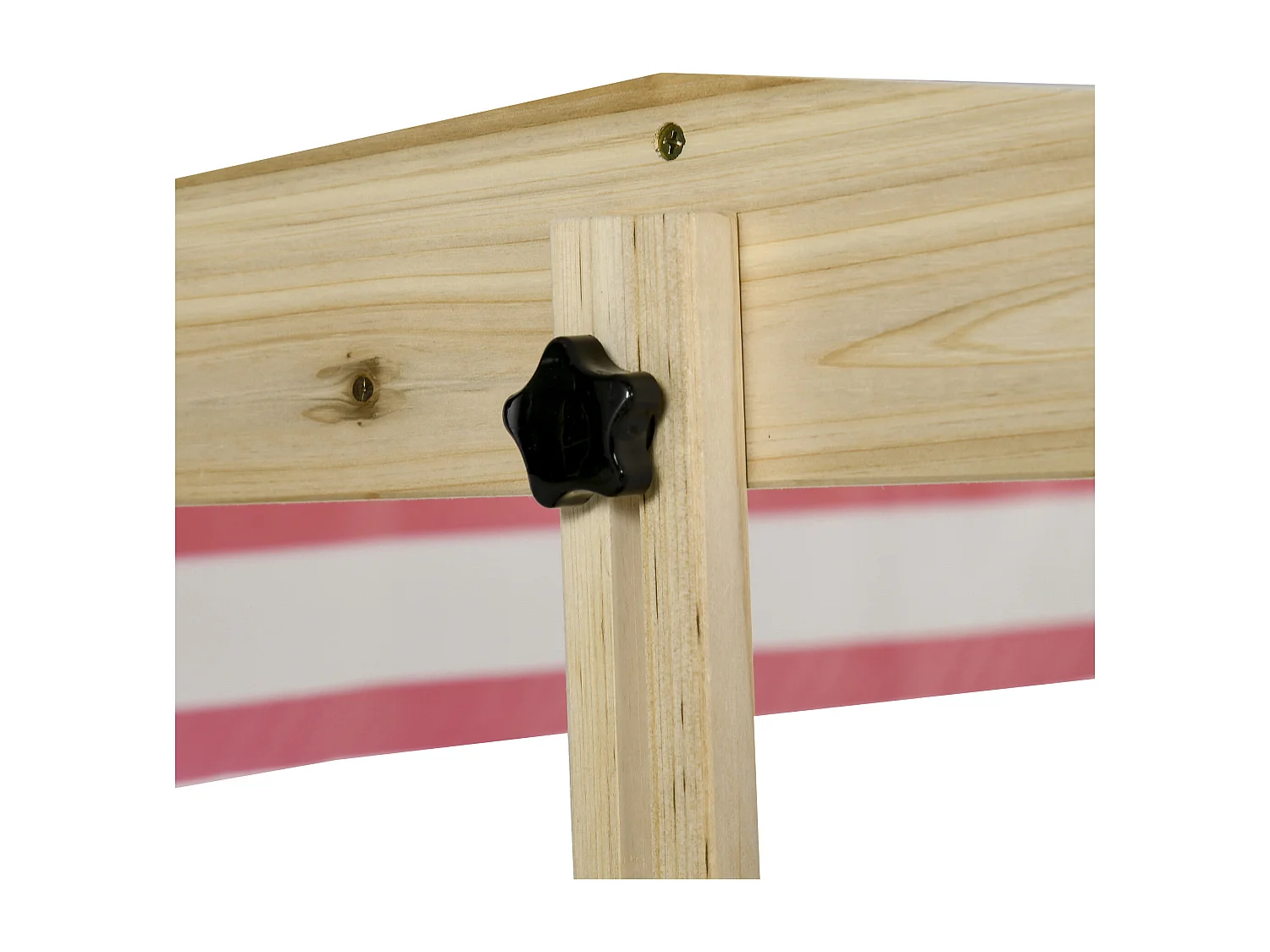 Arenero para niños madera natural 118x118x118 cm Outsunny