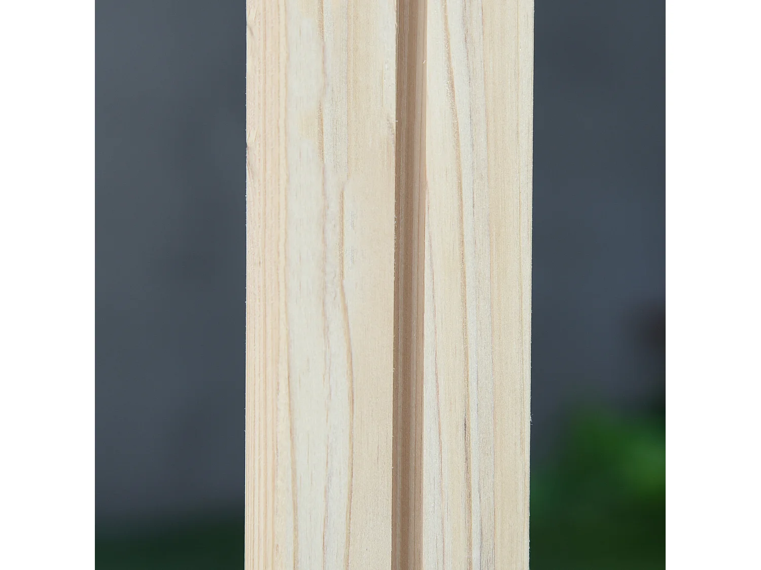 Arenero para niños madera natural, azul 120x120x120 cm Outsunny