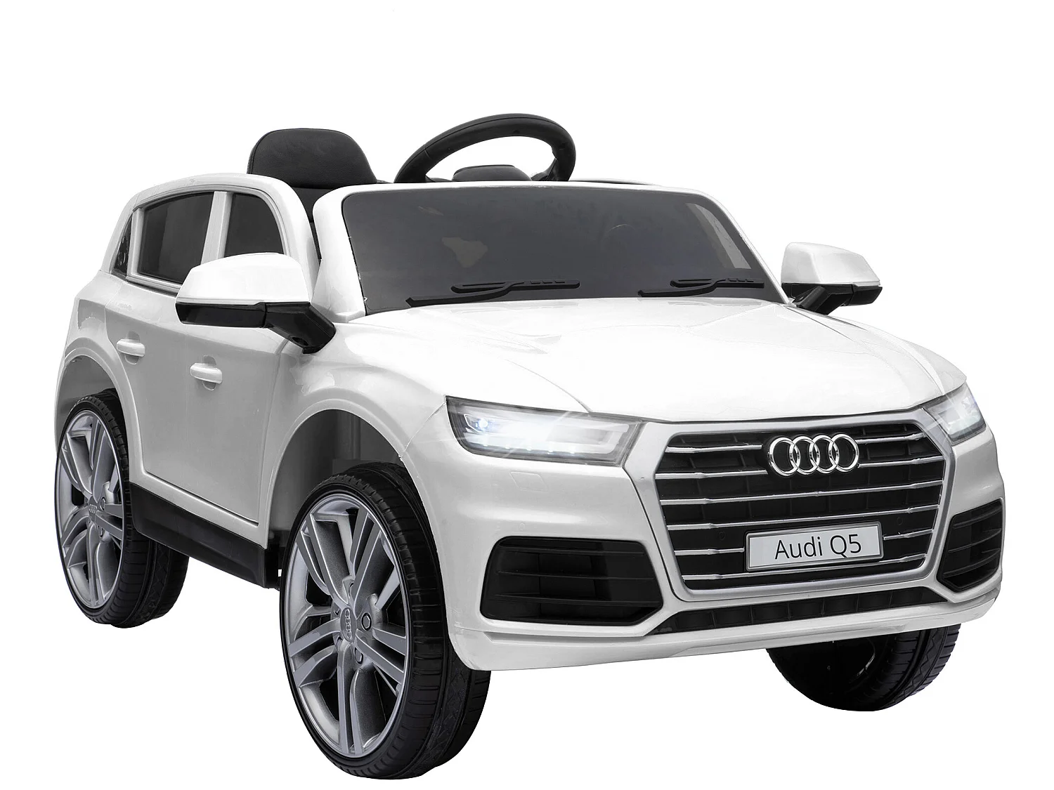 Coche eléctrico blanco 116x75x56cm HOMCOM