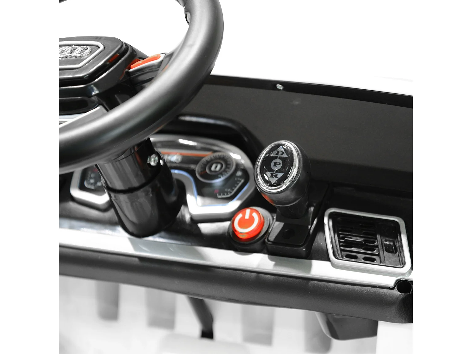 Coche eléctrico blanco 116x75x56cm HOMCOM