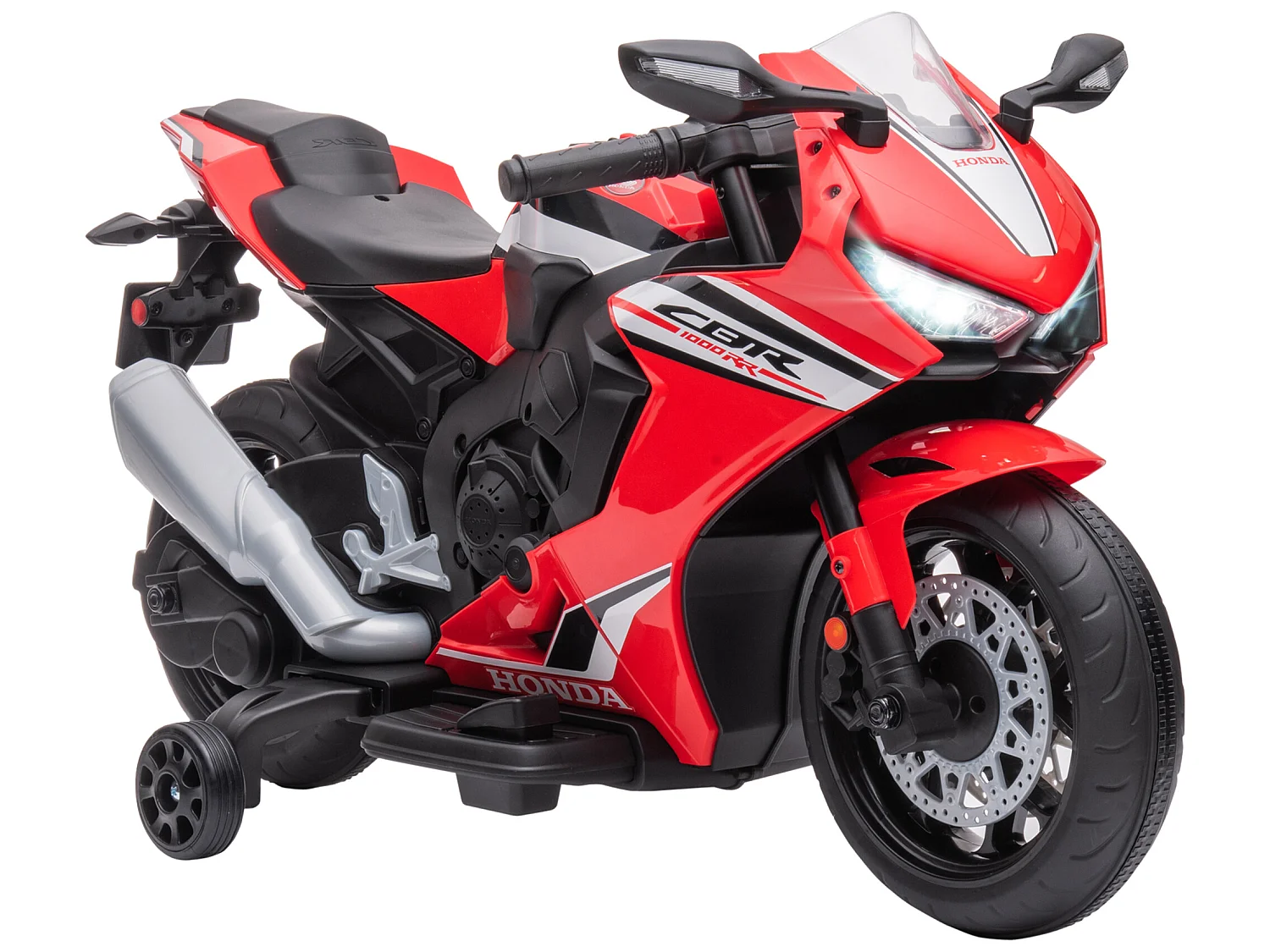 Moto eléctrica infantil rojo 90x44x52 cm HOMCOM