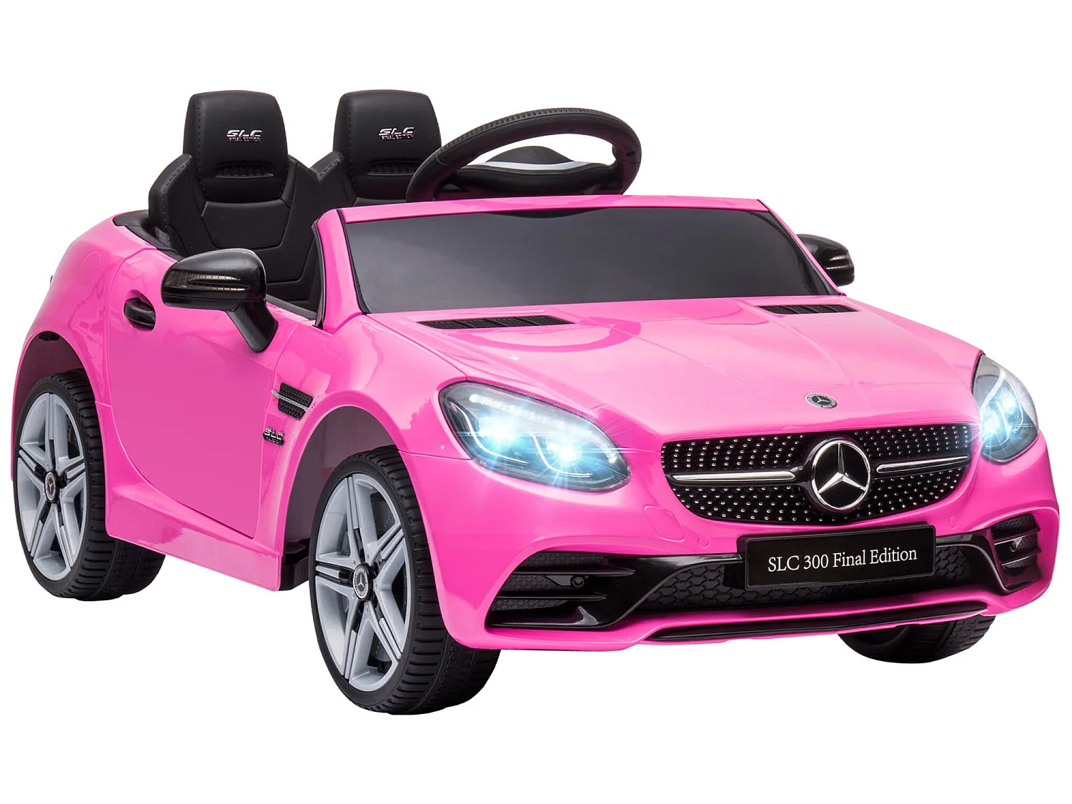 Coche eléctrico rosa 107x62.5x44 cm AIYAPLAY