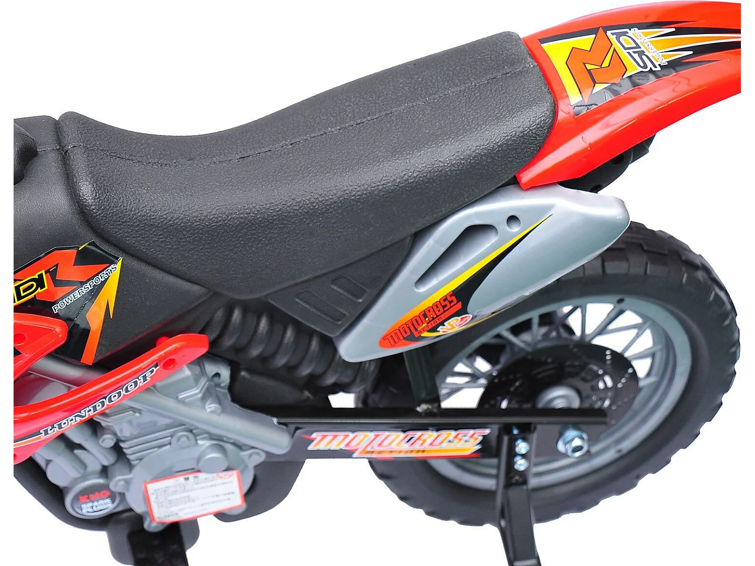 Moto eléctrica infantil rojo 102x53x66 cm HOMCOM