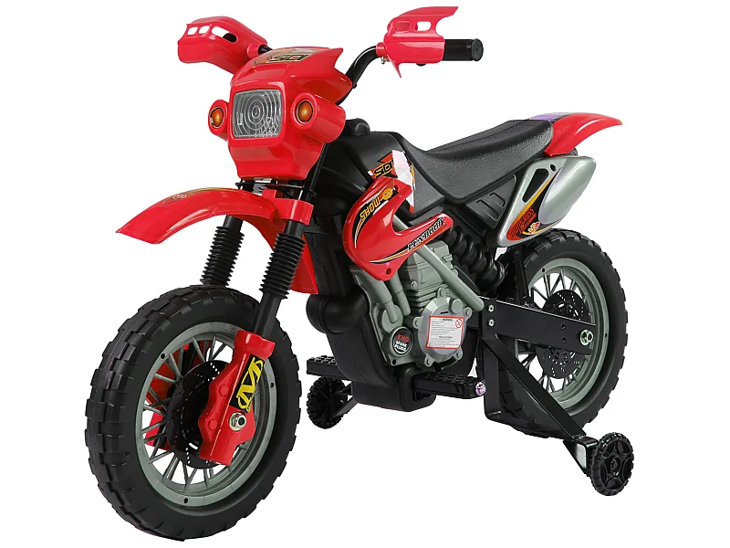 Moto eléctrica infantil rojo 102x53x66 cm HOMCOM