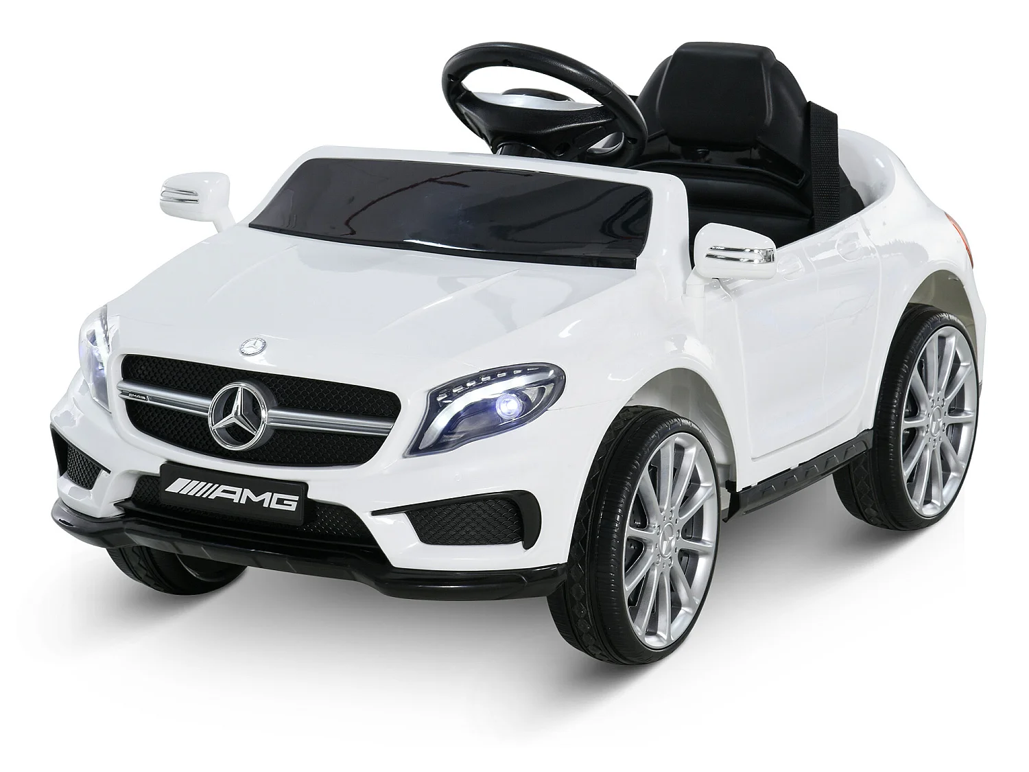 Coche eléctrico blanco 100x58x46cm HOMCOM