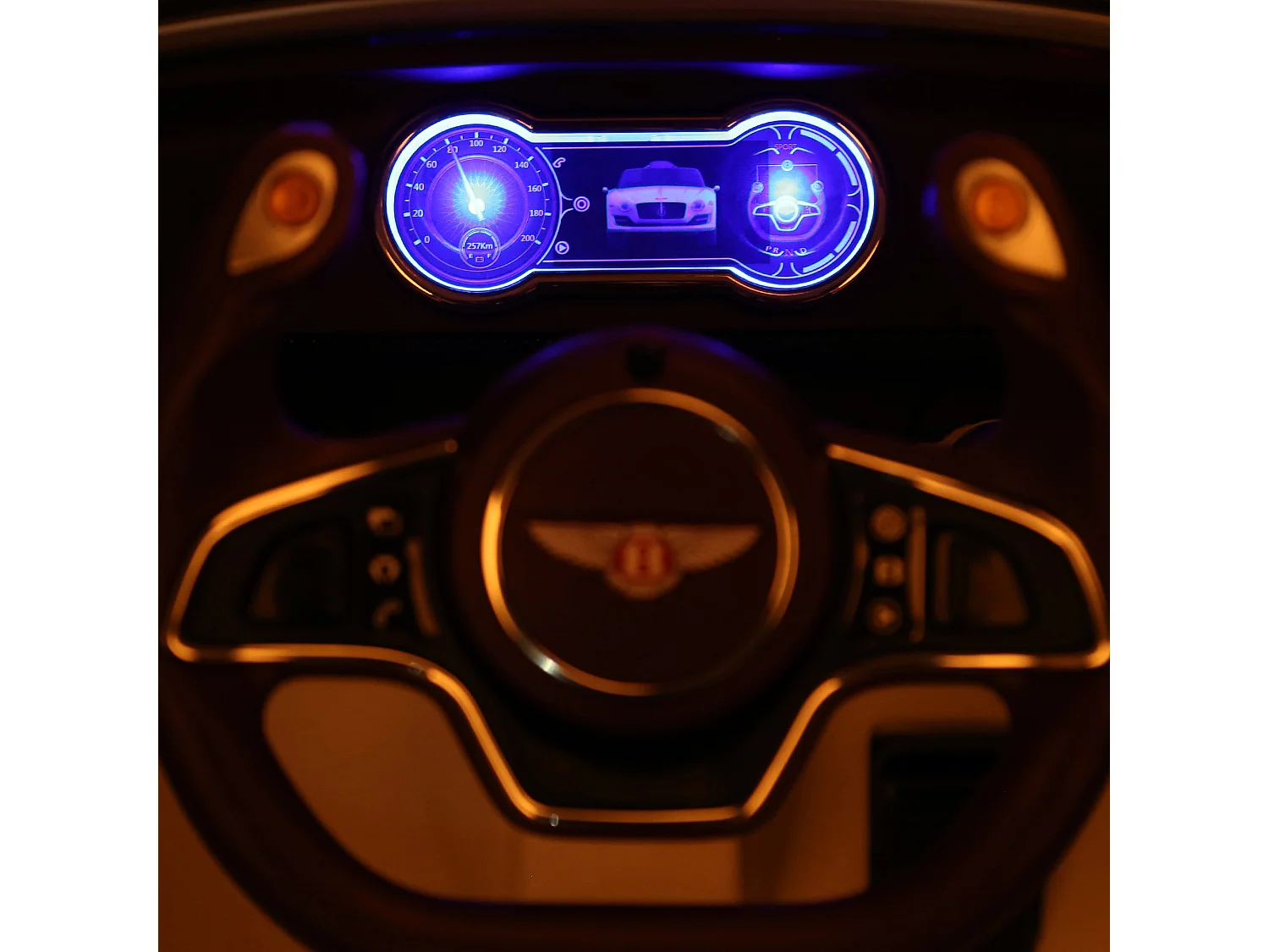 Coche eléctrico blanco 108x60x43 cm HOMCOM