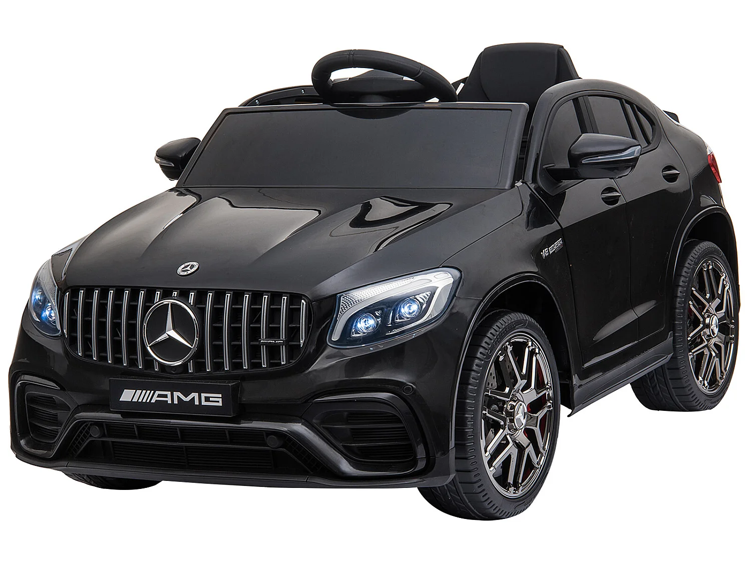 Coche eléctrico negro 115x70x55cm HOMCOM