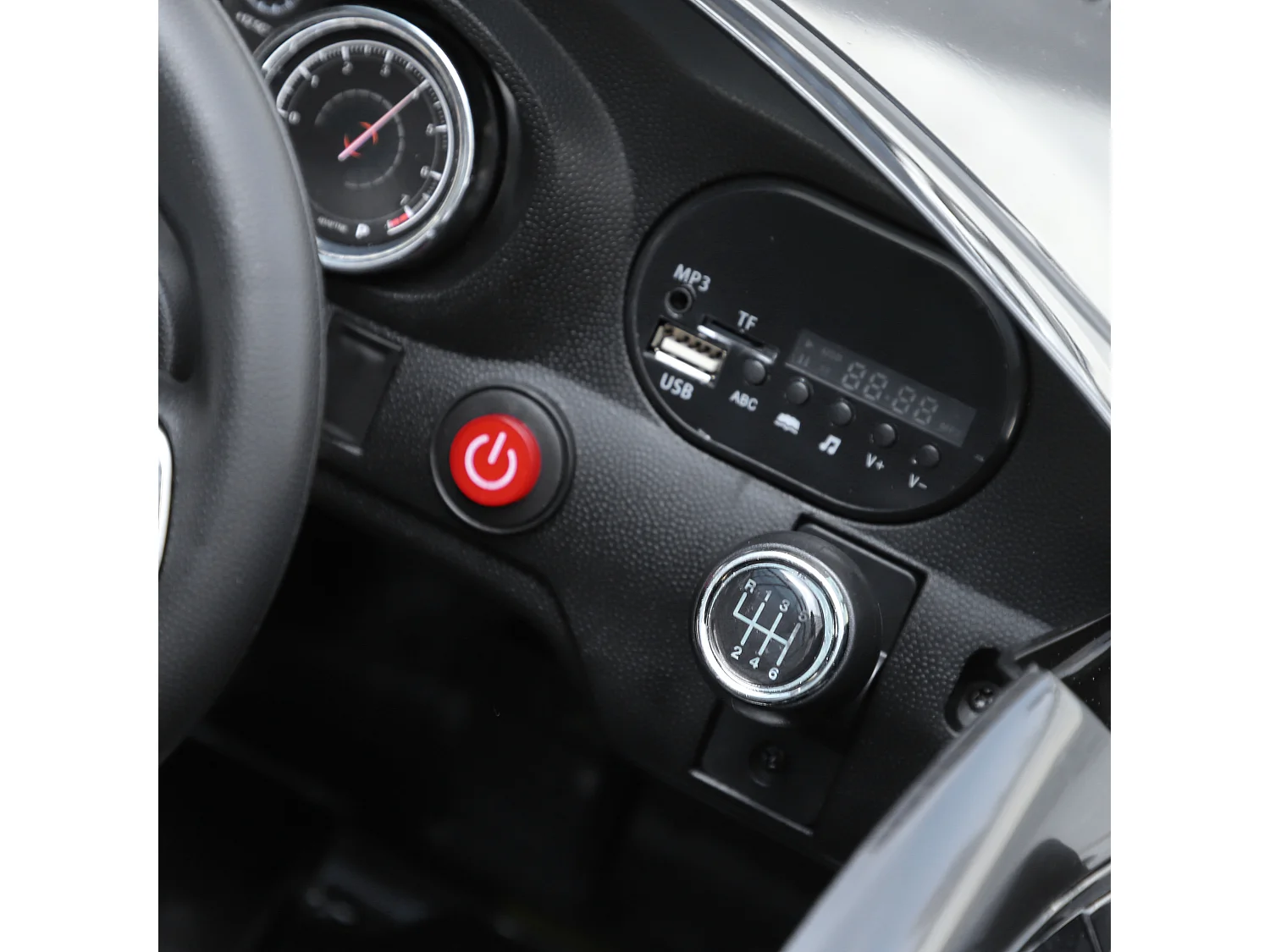 Coche eléctrico negro 106x64x51 cm HOMCOM