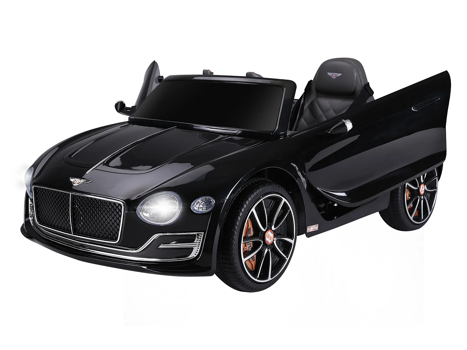 Coche eléctrico negro 108 x 60 x 43 cm HOMCOM