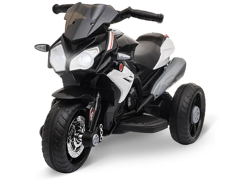 Moto eléctrica infantil negro 86x42x52 cm HOMCOM