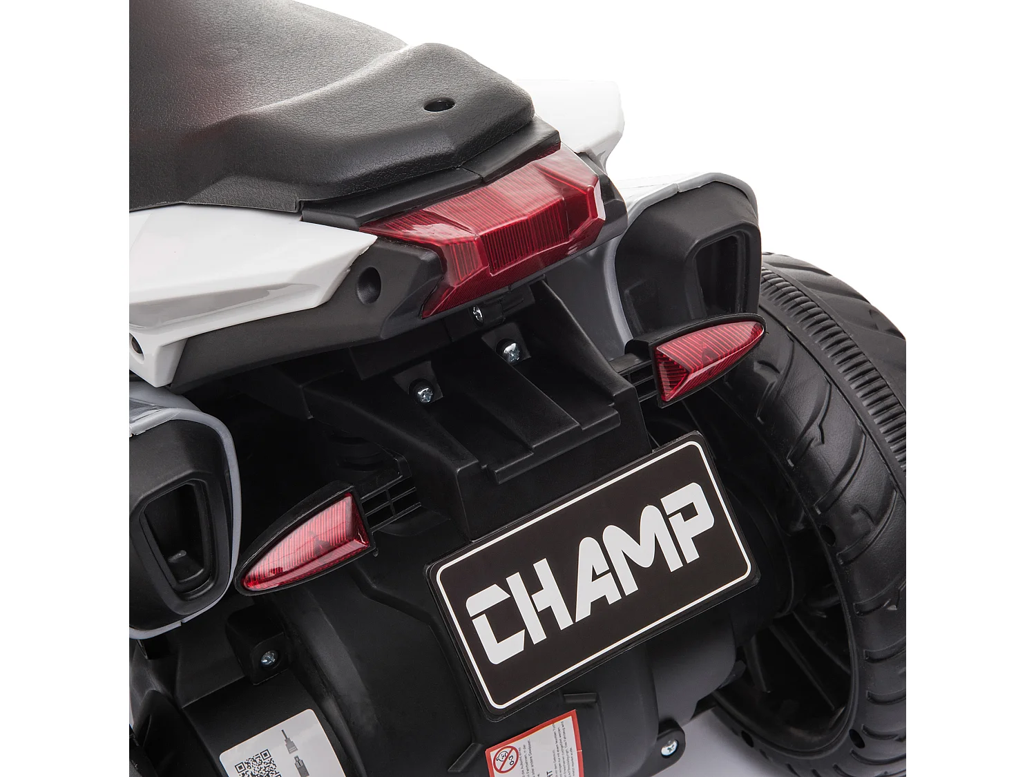 Moto eléctrica infantil rojo 86x42x52 cm HOMCOM